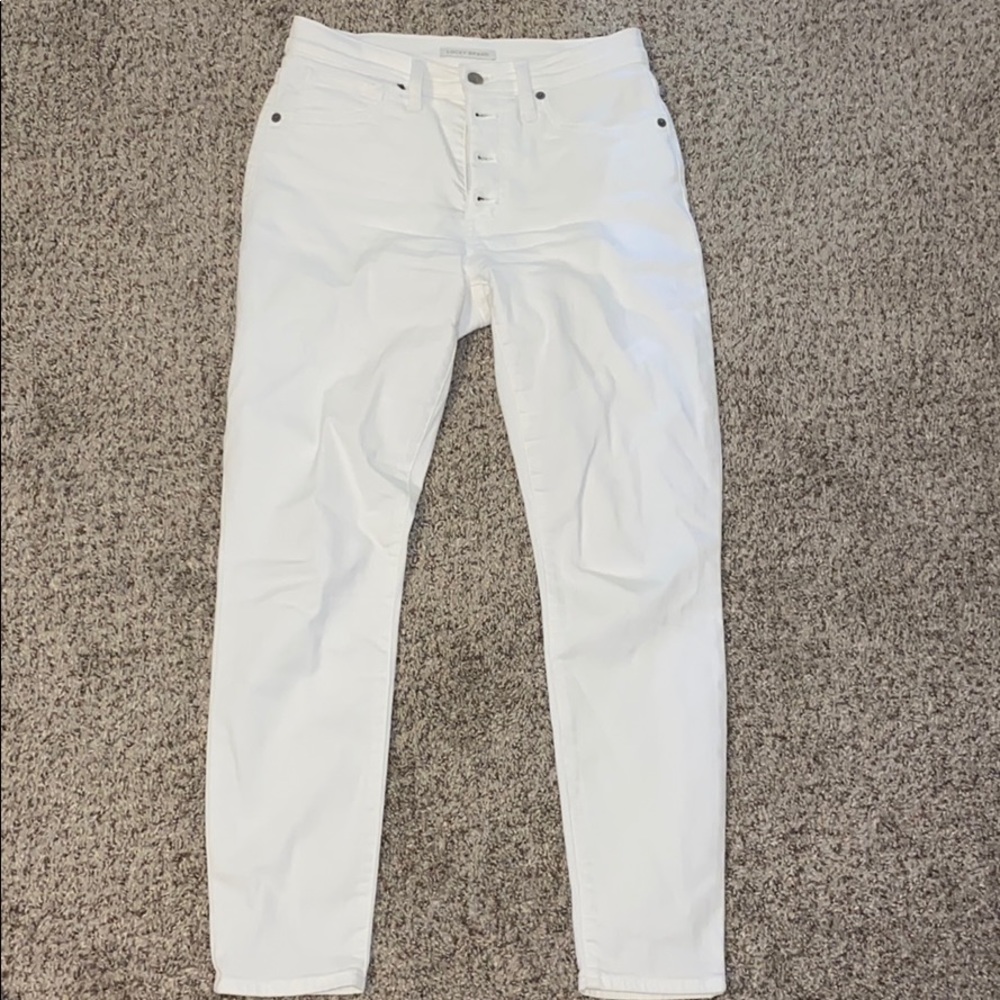 Lucky Bridgette high rise skinny ankle